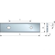 35°-Plättchen 30x12x1,5 I14 - F03FH02906 -CG08MEA310