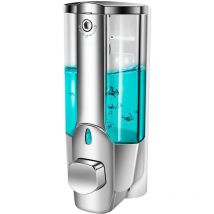 350 ml wandmontierter Badeseifen-Shampoo-Spender mit Schloss für Badezimmer