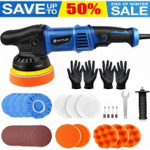 Briefness - 3500W Car Polisher Pad Buffer Waxing Buffing Polishing Sponge Pads Cleaner Kit