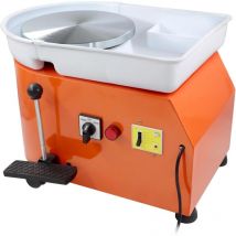 Brisunshine - 350W Electric Pottery Wheel-25cm Turntable Potters Wheel for Adults Ceramic Forming Machine with Adjustable Speed Pedal and Handle for
