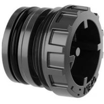 Tappo cieco con clip di fissaggio Caleffi 359002 Nero