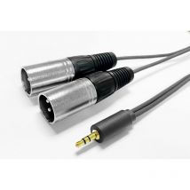 3.5mm Kabel auf 2 x xlr Stecker