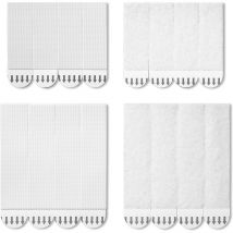 Jalleria - 36 Pairs (16-L, 20-M, 72 Strips) Picture Hanging Strips, No Drill Picture Hangers, Water Resistant Hanging Strips, No Drill Picture Hangers