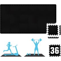 Eyepower - 36 Tapis de Protection du Sol - 30x30 Dalles en Mousse eva pour Salle de Sport