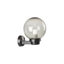 Sovil Sf-Wandleuchte – Rauch Kugel Ø 20 cm – IP43 – 60 W – 230 V – Modernes Design – Thermoplast