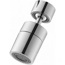 360 Degrés Aérateur de Robinet, Filtre économiseur d'eau Pivotant Tête de Robinet de Cuisine 2 Modes Réglable Douche Tête Filtre Pulvérisateur