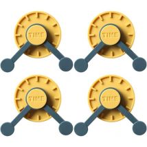 Ensoleille - shining house Um 360° drehbarer, stanzfreier Klebehaken – universeller Glockenaufhänger – kleiner Zubehörhaken, praktisch und praktisch