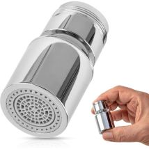 360° Drehbarer, Verchromter Wasserhahn-luftsprudler, Universeller Schaumspender Für Küche Und Bad, Wassersparend Und Mit Effektiver Filterung