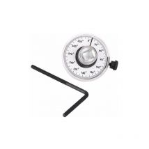 360° Jauge de Serrage Angulaire , 1/2 pouce Jauge d'angle Réglable Angle d'entraînement Couple Angulaire Clé Mesure Voiture Gauge
