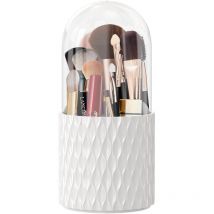 Houhence - 360° Rangement Pinceaux Maquillage avec Couvercle, Boite Rangement Maquillage Organisateur Makeup Organizer Présentoir Cosmétique pour