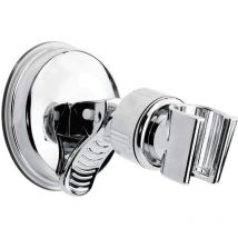 360° Rotation Shower Holder, Suction Cup Adjustable Shower Bracket No Drilling for Bathroom Shower Head Mounting Accessories