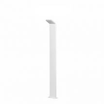 Borne led extérieure blanche IP54 9W 110CM 3000k