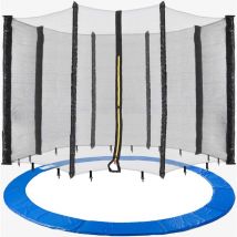 Coussin de Protection pour Trampoline 366 cm + Filet pour 8 poteaux - Arebos