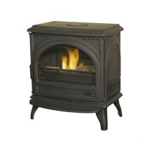 7 kw holzofen aus anthrazitfarbenem gusseisen - Godin - 366109