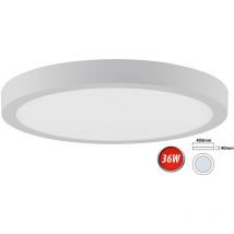 36W led Deckenleuchte Kaltweiß 2500 Lumen Ø400 mm Aufputz Lampe Rund Decke Beleuchtung inkl. Trafo