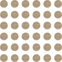 36x Cache vis adhésif autocollant diamètre 25mm protection bouchon trou obturateur meuble table chaise maison, Chêne bardolino