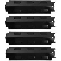 Houhence - 37CM Diffuseur Chaleur Accessoires pour Char-Broil, Campingaz, Fire Mountain, cclife, landmann et Plupart Modèles Flamme Gril, Acier