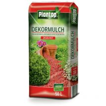 Dekormulch ziegelrot, 50 Ltr - Plantop