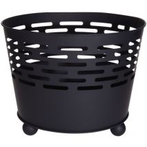 Metal Black Fire Basket - 45cm