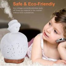 3D Diffuseur d Huiles Essentielles Humidificateur neige Ultrasonique Aromathérapie LED d aromatherapie Electrique Minuterie