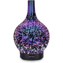 Ideko - 3D Diffuseur d'Huiles Essentielles Humidificateur Ultrasonique Diffuseur Aromathérapie led d'aromathérapie Electrique