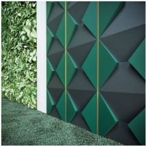 Panneau mural 3D envelop à combiner à l'infini W106 - L33,3 x H2,9 x L33,3 cm Orac decor