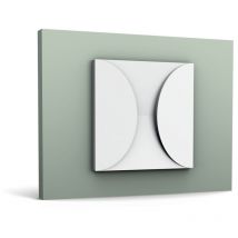 Panneau mural 3D circle à combinet à l'infini W107 - L33,3 x H2,9 x L33,3 cm Orac decor