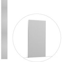 WX205 track - Panneau réversible Revêtement Mural Décoratif 3d 200x25x1,3cm (l x l x h) Orac Decor 200 cm / a l'unité