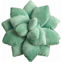 Pesce - 3D Succulents Cactus Pillow, Cute Succulents, for Garden or Green Lovers Baby Green Plant Throw Pillows for Bedroom Room Home Decoration