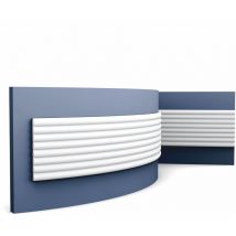 3d wall panel Orac Decor W110F MODERN HILL Wall panel Deco element contemporary design white 2 m