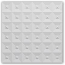 Profhome Decor - 3d Wandpaneel Profhome 159817 Wandvertäfelung Akustikpaneel Stil Art Déco Weiß 0,25 M2