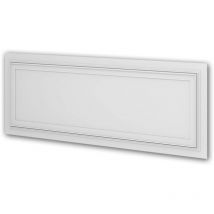 Profhome Decor - 3D Wandpaneel Profhome 159819 Wandvertäfelung Akustikpaneel Türpaneel Zierelement Neo-Klassizismus-Stil weiß 0,75 m2