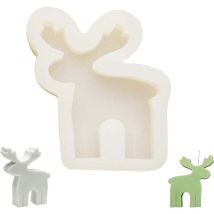 3d-weihnachtselch-kerzenform – Weihnachtskerzen-silikonform – Weihnachtskerzen-silikonform Für Duftkerzen, Seifen, Süßigkeiten