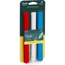 3ds-eco-mix1-75 Start Mix 1 Filament Pla Rouge, Blanc, Bleu 75 Pc(s) - 3doodler