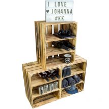 3er set Johanna geflammt mit zwei Zwischenbrettern Mittelbrettern quer