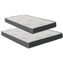 2er Set Matratzen Viskoelastisch 135x190x18/cl90x190x15