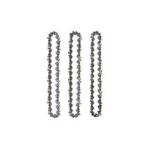 Aiperq - 3er-Set Sägeketten für 10' (25 cm) Stangenkettensägen mit 40 Treibgliedern, Niedrigrückstoß, kompatibel mit Black & Decker, Ryobi u.a.