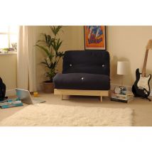2ft6 Wooden Futon Set Frame and Mattress in Lime