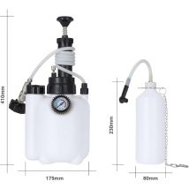 Tigrezy - 3L Kit de saignement de Liquide de Frein pour la Plupart des saigneurs du Cylindre Principal Automobile Européen