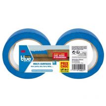 Rubans de Masquage Multi-Surfaces ScotchBlue 41m x 24mm - Conditionnement: Lot de 2 rubans