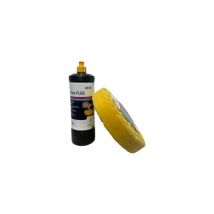 3M 80349 pasta abrasiva extra fine 1 litro + 3M 50875 spugna doppia gialla ondulata pezzi 1