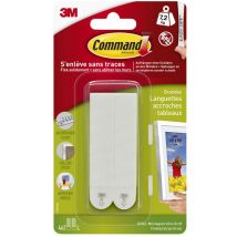 Set di 8 etichette adesive Pannelli decorativi command, bianchi command