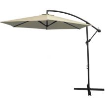 Monster-shop - Cream Cantilever Parasol & Fan Base