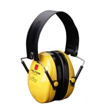 Peltor Optime 1 Folding Headband Ear Defenders - Yellow