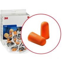 Tappi per orecchie 10 paia/20 pz inserti auricolari 35dB per dormire lavoro - 3M