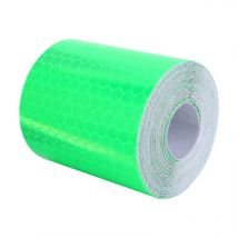 Rapanda - 3m x 5cm Bande Réfléchissante Autocollante vert,Intensité Ruban Reflechissant Sécurité Adhesif Haute,Ruban Adhésif Réfléchissant