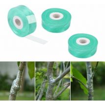 Tanabata - 3pcs 100m Green Grafting Tape, Biodegradable Self-Adhesive Stretchable Grafting Tape, Safety and Environmental Protection Grafting Tape
