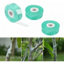 Tanabata - 3pcs 100m green greffage tape, greffage biodégradable auto-adhésif bande extensible, sécurité et protection de l'environnement greffage