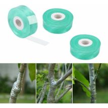 3pcs 100m Green Greffage Tape, Greffage Biodégradable Auto-adhésif Bande Extensible, Sécurité Et Protection De L'Environnement Greffage Tape