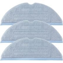 Tigrezy - 3Pcs Cleaning Cloths for Roborock S7 S7 Plus S7+ S7 MaxV S8 S8 Plus S8 Pro Ultra T7s T7s Plus Robot Vacuum Cleaner